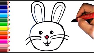 Tavşan Nasıl Çizilir 🐇 En Kolay Tavşan Çizimi  How to draw a rabbit EASY  SenDeÇiz [upl. by Orferd]