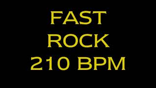 Drum Loops for Practice Fast Rock 210 bpm [upl. by Mcmullan]