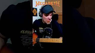 MEGADETH  DAWN PATROL  Bass Guitar David Ellefson shorts megadeth bass [upl. by Ainslie517]