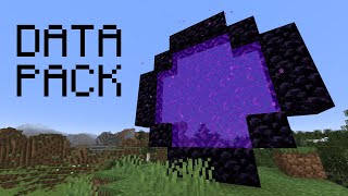 Custom Nether Portals  115118 Data Pack [upl. by Erdnuaed]