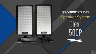 HyperSound Clear 500P Personal Surround Sound System HSS500P  Overview [upl. by Dadivitan]