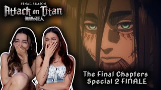 THE END 💔 Attack on Titan  The Final Chapters  Special 2 FINALE REACTION [upl. by Mechling]