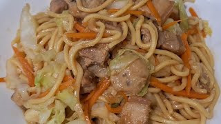 Pancit miki guisado simple recipe home food cooking noodles food [upl. by Laurella103]