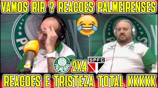 VAMOS RIR  REAÃ‡Ã•ES ENERGIA 97  PALMEIRAS 2X4 SÃƒO PAULO quot REAÃ‡Ã•ES PALMEIRENSES quot PENALTIS [upl. by Darsie]