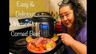 How to make Corned Beef Easy and delicious InstantPot Corned beef cabbage carrots amp potatoes [upl. by Roland]