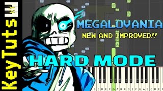 NEW AND IMPROVED  Learn to Play Megalovania from Undertale  Hard Mode [upl. by Ahsiekyt47]