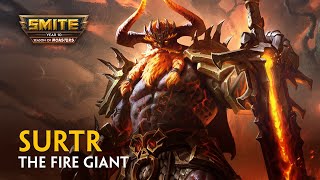 Smite  God Reveal  Surtr The Fire Giant [upl. by Damalus]