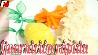 Guarnición rápida  Recetas de cocina [upl. by Palecek]