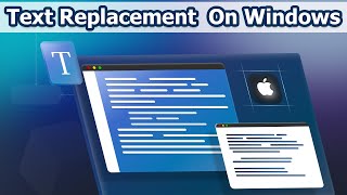 Text Replacement on Windows 🔁 Activate Text Replacement on Laptop or PC [upl. by Sipple688]