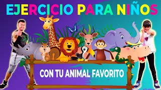 14 Ejercicios FACILES para NIÑOS 😱🏋 Easy Kids Workout 😎 Animal Fitness [upl. by Cilegna]