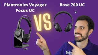 Plantronics Voyager Focus UC vs Bose 700 UC  Mic Test amp Sound Test [upl. by Lourie]