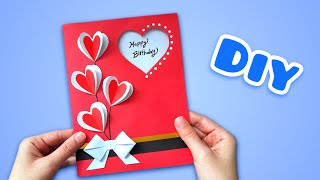 DIY Happy Birthday greeting card for best friend  Birthday card ideas easy Handmade [upl. by Elicec405]