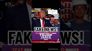 Donald Trump Welcomes the FAKE NEWS at rally in Johnstown PA youtubeshorts shorts short [upl. by Asle]