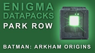 Batman Arkham Origins Walkthrough  Enigma File 02 Locations [upl. by Ahsytal]