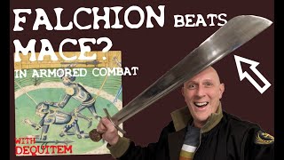 FALCHION dominates MACE in Medieval Armored Fighting With dequitem [upl. by Naujal323]