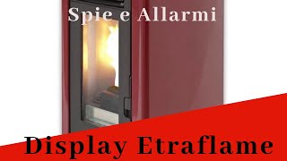 Display Spie e Allarmi stufa Nordica Extraflame [upl. by Bassett]