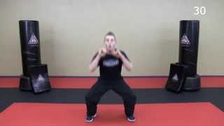 33 Minute Krav Maga Workout  Lower Body HIIT  Krav Combatives [upl. by Yardley7]