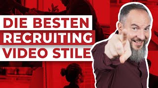 Recruiting Video Produktion  Die 5 besten Stile [upl. by Llertnac310]