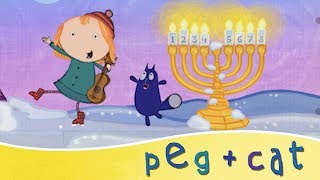 Peg  Cat ❄️🕎🎄 Happy Holidays [upl. by Narrat675]