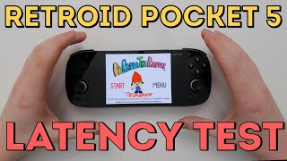 Retroid Pocket 5 BASIC Latency Test [upl. by Adlecirg978]