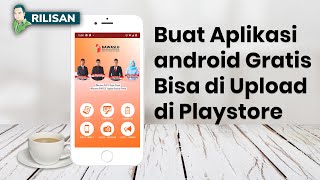 Cara Membuat Aplikasi Android Gratis dan Bisa di Upload ke Playstore [upl. by Garate]