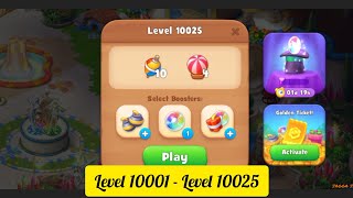 Gardenscapes  Level 10001  Level 10025   All Puzzles  Gameplay PART  450 [upl. by Cinderella]