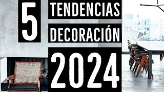 DISEÑO Y DECORACION DE INTERIORES 2024 TENDENCIAS [upl. by Eeresid]