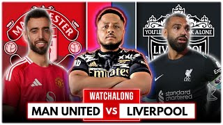 Man Utd 03 Liverpool  Premier League  Watchalong WTroopz [upl. by Nirad]