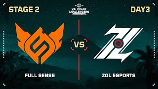 FS vs ZOL VCT Challengers SEA  Split 3  Stage 2 DAY 3 [upl. by Drews]