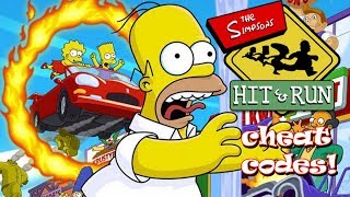 The Simpsons  Hit and Run PC CHEAT CODES [upl. by Ailasor487]