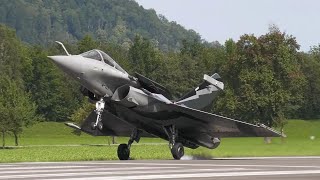 Spectacular Rafale Solodisplay Arrival ZigAirMeet 23 Mollis [upl. by Silyhp]