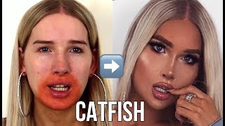 IN DEPTH FACIAL FEMINIZATION MAKEUP TUTORIAL HOW TO  TRANSGENDER TRANSFORMATION MTF [upl. by Zak938]