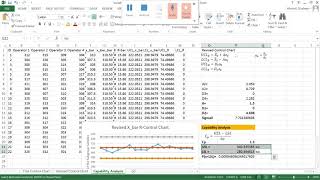 Variable Control Charts Case Study 4 Material Strength [upl. by Nosae544]