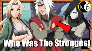 Who Was The STRONGEST Legendary Sannin [upl. by Yrehcaz808]