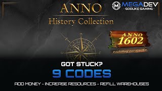 ANNO 1602 HISTORY EDITION Cheats Add Money Resources Refill Warehouses   Trainer by MegaDev [upl. by Painter]