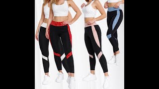 Damen Sport Stretch Leggings lange Yoga Fitness Hose Gym Treggings Fashion Trends für Frauen [upl. by Thorner]