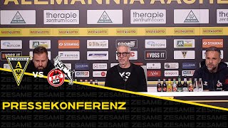 Pressekonferenz nach Alemannia Aachen  1 FC Köln II [upl. by Procto545]