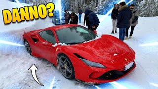 FERRARI BLOCCATA NELLA NEVE [upl. by Eirahs]