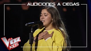 Rocío Avilés canta No te pude retener  Audiciones a ciegas  La Voz Kids Antena 3 2021 [upl. by Elhsa375]