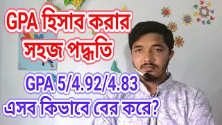 How to calculate GPA in bangladesh hscsscjsc  GPA system in bangladesh  Nahid24 [upl. by Uht]