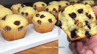 CHOCOLATE CHIP MUFFIN  Easy amp Basic Yummy Muffin Recipe [upl. by Beaston]