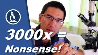 Why a 3000x microscope magnification does not make sense [upl. by Nuahsad791]