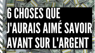 Minimalisme financier  6 choses que jaurais aimé savoir plus tôt [upl. by Sheline]