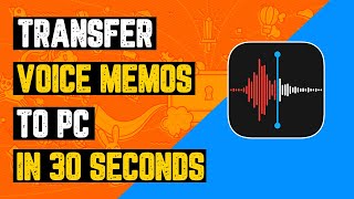 How to Transfer Voice Memos From iPhone to Computer  Quickest Way [upl. by Aitnecserc]