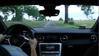 New MercedesBenz SLK 250 CGI R172  Driving on Tour [upl. by Azarria]