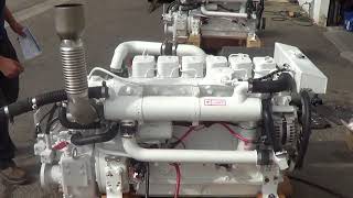 Cummins Marine 6BT 59 210 with DMT 90 346 Transmission  Engine Test [upl. by Lered170]