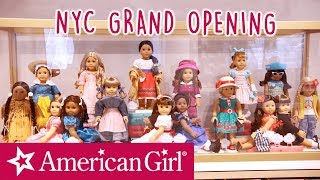 American Girl Place NYC Grand Opening Weekend  AmericanGirl [upl. by Nomit733]