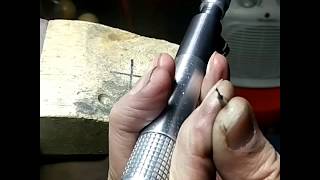 How to Sharpen a Tiny Drill Bit [upl. by Eisej73]