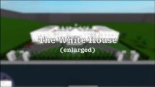 White House Mega Mansion  Welcome to Bloxburg [upl. by Nwadahs]