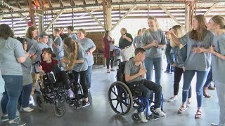 DobynsBennett students enjoy food amp dancing at 9th annual BUDS Prom [upl. by Eachern]